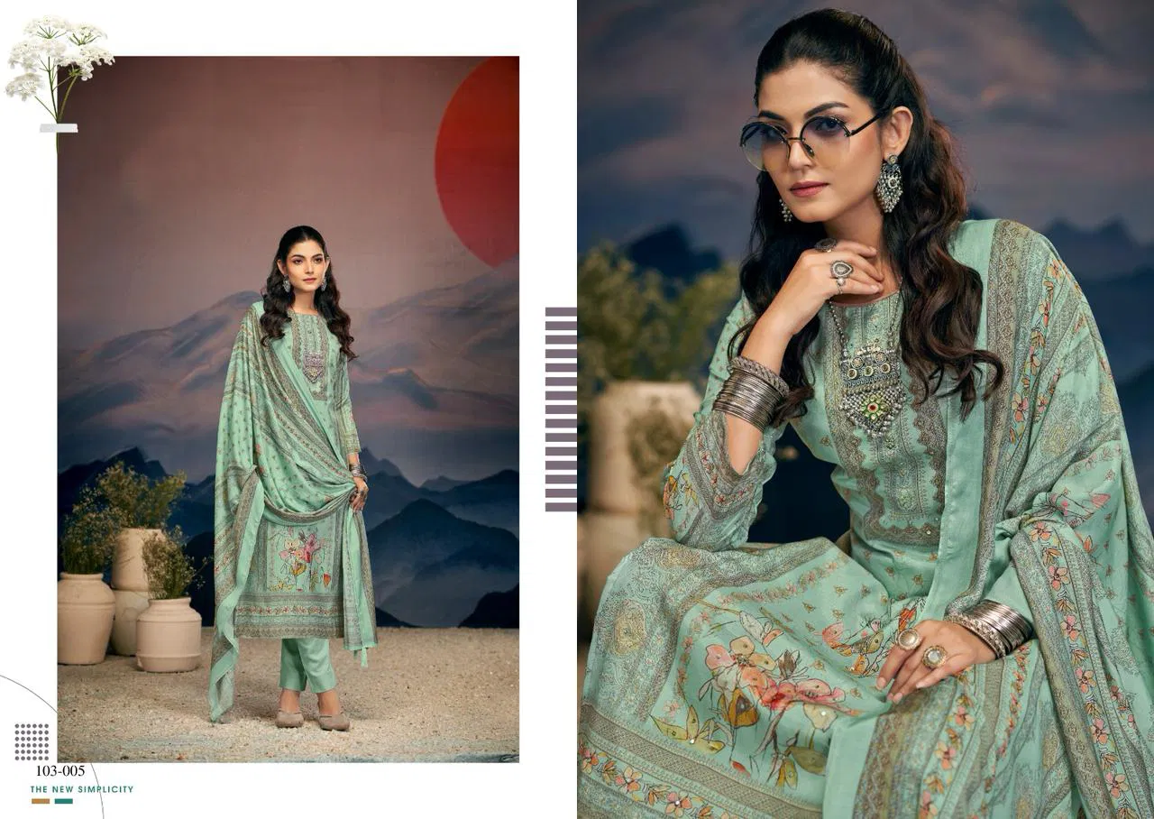 Shymphoni Vol 2 By Nishant Pure Viscose Printed Dress Material Online Wholesale